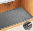 Under Sink Cabinet Protection Mat – Waterproof Leak & Spill Guard (Dark Gray)