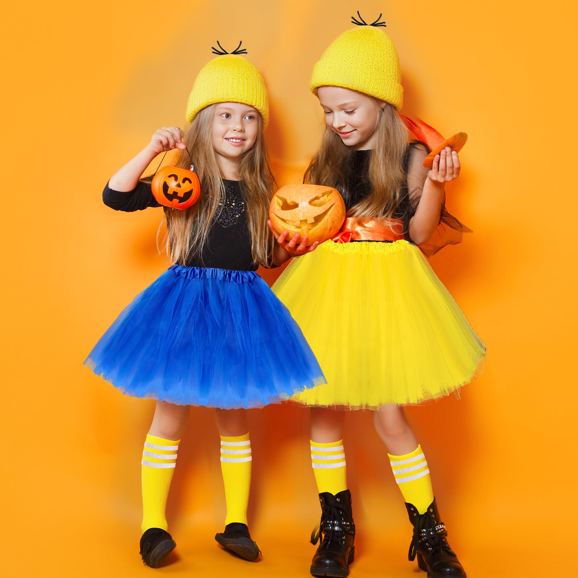 Purple & Yellow 2-Person Halloween Costume Set – Perfect Duo Outfit for Couples or Friends 🎭💜💛