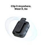 INSMY Mini Bluetooth Speaker – Waterproof Clip-On Portable Speaker with Carabiner