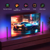 RGB+IC Bluetooth Light Bars – 16M Color TV Backlight with Music Sync & Remote Control