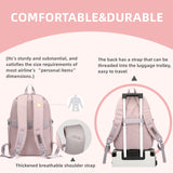 ARMbQ Girls School Backpack Large Capacity with Waterproof Nylon Fabric, Lightweight Casual Bookbag for Kids