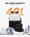 40L Carry-On Travel Backpack for Women – Airline Approved Laptop Backpack with Packing Cubes, TSA Opening & Anti-Theft Pocket