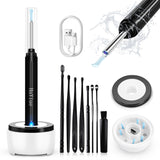 Smart Visual Ear Cleaner with 1296P HD Camera & WiFi Connectivity – Ultra-Slim Ear Wax Removal Tool with LED Lights & USB Rechargeable Design