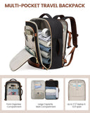 LOVEVOOK 40L Carry-On Travel Backpack for Women with Packing Cubes & Wet Bag – TSA Approved