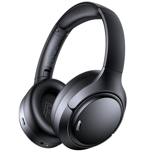 A18 Pro Hybrid Active Noise Cancelling Headphones – Bluetooth 6.0, 120H Playtime, 6-Mic ENC & Hi-Res Audio (Black)