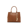 ALDO Legoirii Tote Bag for Women – Medium Top Handle Handbag with Zipper Closure (Medium Brown)