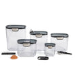 Airtight Baking Storage Container Set – Flour, Sugar & Brown Sugar Keepers with Magnetic Accessories