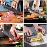 8-Piece Professional Kitchen Knife Set – High Carbon Stainless Steel, Ultra Sharp Blades