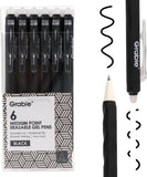 9-Color Erasable Gel Pen Set with 0.7 mm Tips