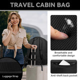 Large Airline-Approved Travel Laptop Backpack with Anti-Theft Pocket – Fits 17.3” – Black