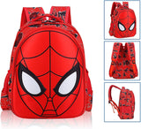 Red 3D Spider School Backpack Set with Pencil Case