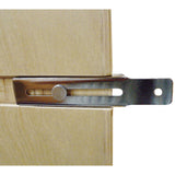 Slim Pull-Out Base Cabinet Organizer – Solid Maple Full-Extension Shelf for 9” Cabinets (Brown)