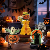 Halloween Table Centerpieces – Reusable Party Decorations for Kids & Adults with Fun Spooky Designs