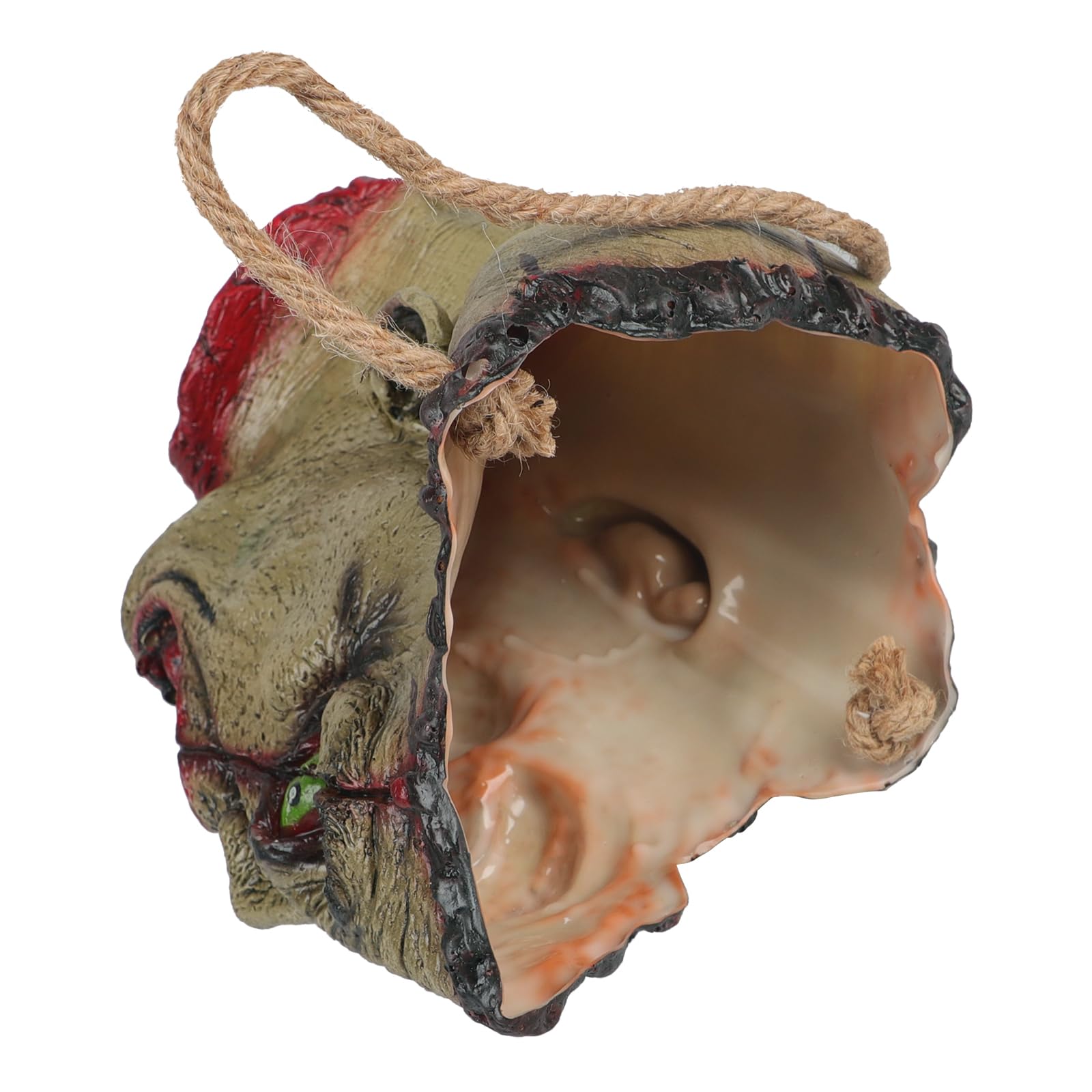 Halloween Skull Candy Bucket – Green Skeleton Trick-or-Treat Bag with Handle (Durable Reusable Candy Bowl Holder)