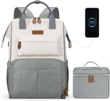 25L School & Work Laptop Backpack with Insulated Lunch Bag