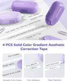 Purple Study Supplies Kit with Pens, Pencils and Notes