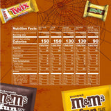 M&M’s, SNICKERS, TWIX & MILKY WAY Halloween Variety Bag – 120PCS Bulk Assortment of Fun Size Chocolate Treats 🍬🎃