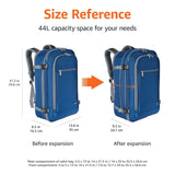 Amazon Basics 40L Expandable Travel Backpack – Carry On Laptop Backpack with Dual Carry Design