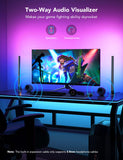 Govee RGBIC Gaming Light Bars with Razer Chroma Sync, Desktop Dial Controller & Alexa Support – Dark Grey