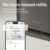 PETLIBRO Dockstream 2 Smart Stainless Steel Cat Water Fountain – WiFi App Tracking & Cordless Sensor Mode (Black)