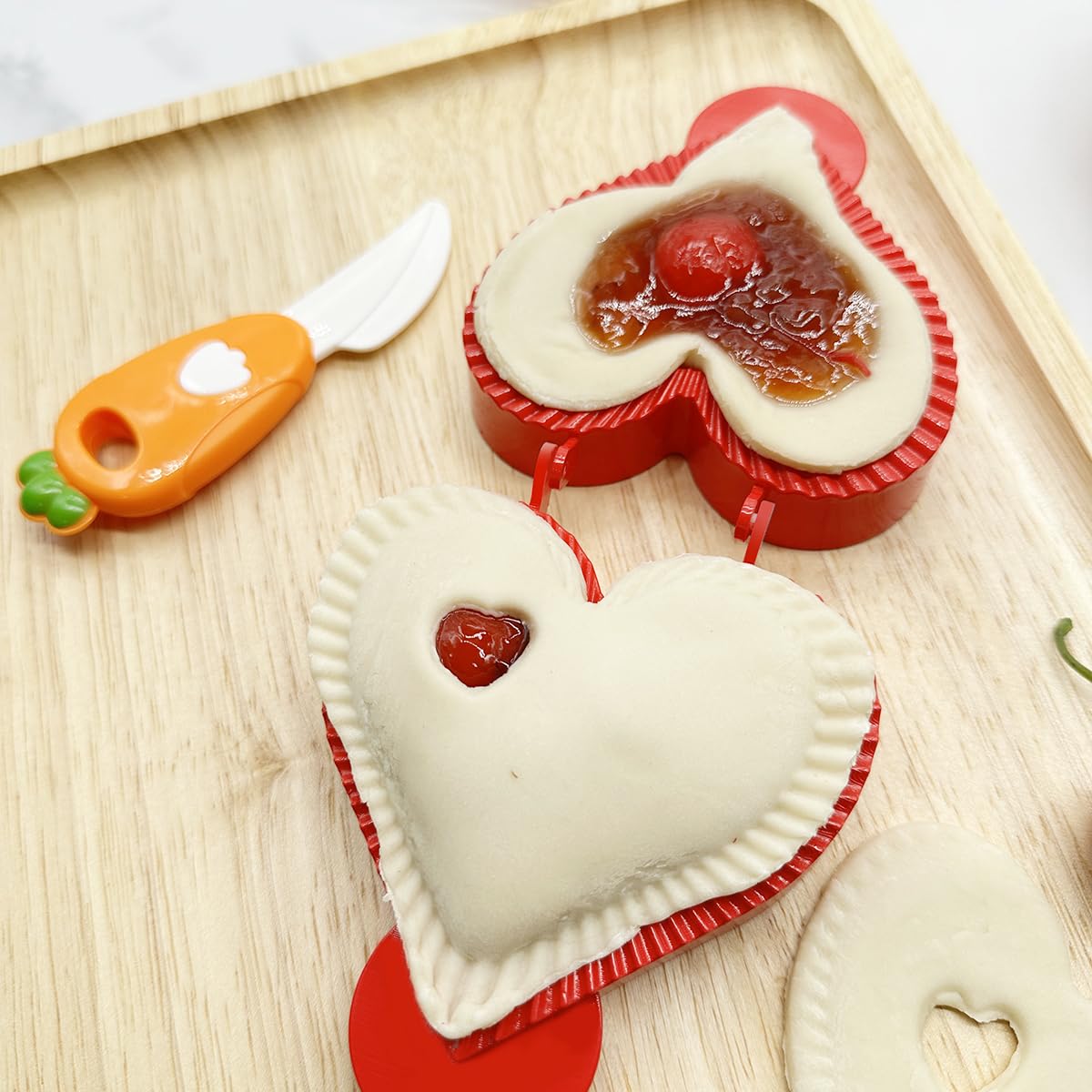 Halloween Dough Presser Pocket Pie Molds Set – 3-Piece Apple, Pumpkin & Acorn Shapes – BPA-Free Hand Pie & Cookie Cutters
