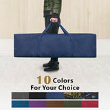 46-Inch Extra Large Waterproof Duffle Bag – Foldable Heavy-Duty Travel & Storage Bag with Padded Handles (Black)