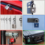 Portable Fingerprint Padlock USB Rechargeable Biometric Lock for Gym Locker, Luggage, Bike & Storage Security