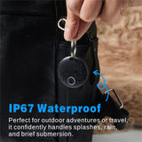 Bestray Bluetooth Smart Tracker Tag for Apple Find My, Waterproof Item Locator with 100dB Alert and Global Tracking