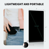 Ultra-Light 6.5” LCD Writing Tablet – Slim Portable Digital Note & Drawing Pad (Black)