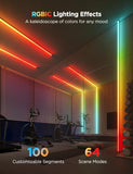 Govee RGBIC LED Strip Lights with Diffuser Channel – 60 LEDs/m, Alexa Compatible & Corner-Ready Design