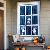 Halloween Fabric Door & Window Banner – Large Scary Hanging Decoration for Indoor & Outdoor Use (31.5" x 47.2")