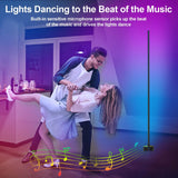 RGB Corner Floor Lamp – 16 Million Colors Smart LED Mood Light with App & Music Sync