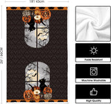 Black Halloween Kitchen Dish Towels – 2-Pack Ultra-Soft & Absorbent Tea Towels for Seasonal Kitchen Decor (18x26 Inches)