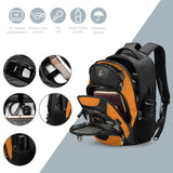Swissdigital Design Laptop Backpack with USB-C Charging Port and RFID Protection, 31L Daily Travel Bag