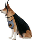 Batman Dog Costume – Official DC Comics Pet Outfit with Cape, Belt & Headpiece (Rubie’s, Large)