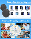 Android Find Hub Bluetooth Tracker Tag, UWB Distance Display, 95dB Loud Alert, IP65 Waterproof, 2-Year Battery, Google Certified Item Locator