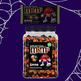 M&M’s Milk Chocolate Halloween Candy Jar – 62oz Bulk Resealable Container with Orange & Black Candies 🍫🧡🎃