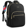 LOVEVOOK Quilted Laptop Backpack Purse for Women – USB Charging Work & Travel Backpack 15.6”