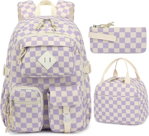 Corduroy Purple Checkered