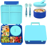 Pink 4-Compartment Bento Set with 8 oz Food Jar