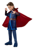 Marvel Doctor Strange Youth Costume – Deluxe Tunic, Pants & Detachable Cloak with Eye of Agamotto Print