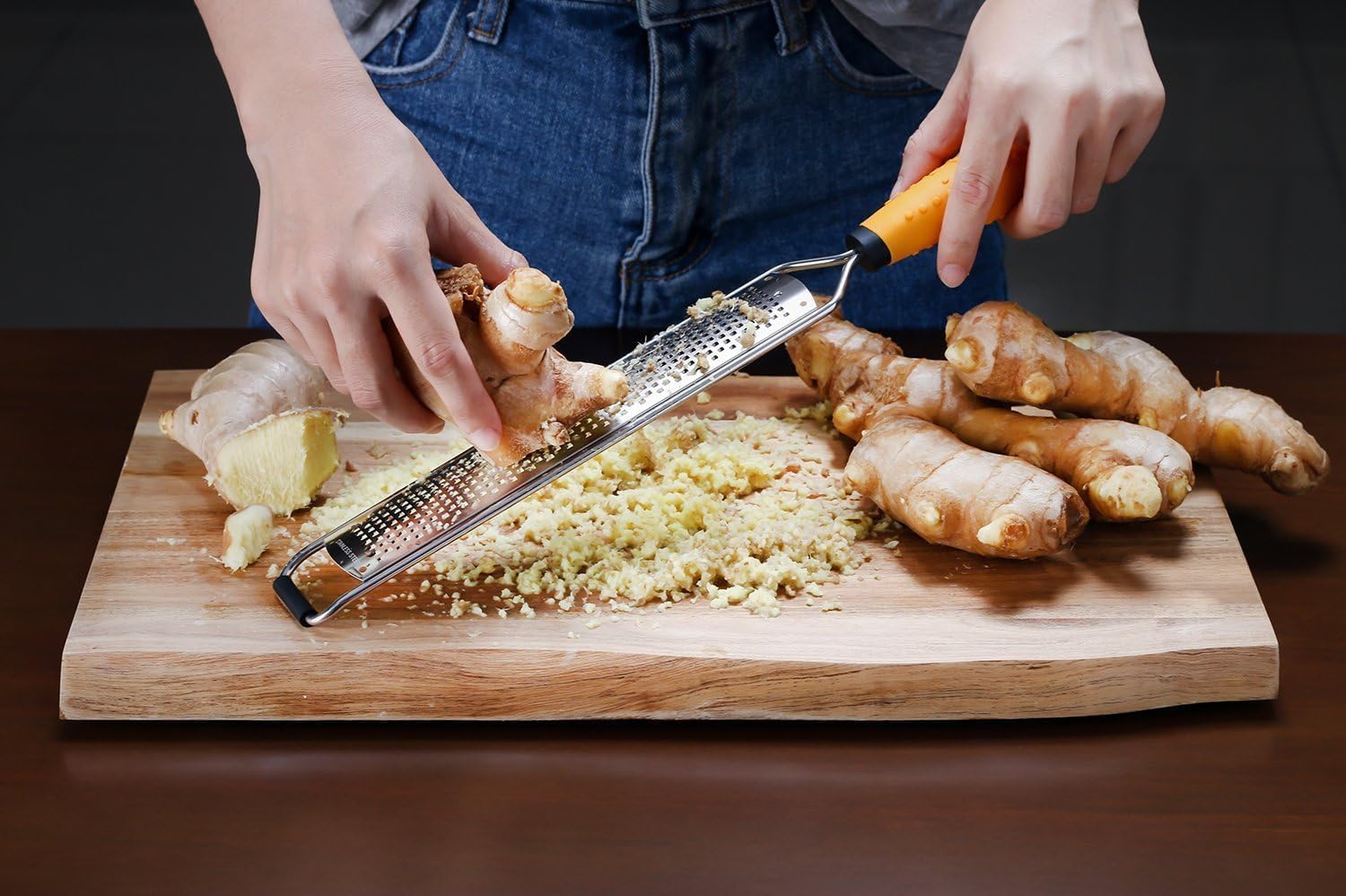 Heavy-Duty Stainless Steel Zester & Cheese Grater – Multi-Use Kitchen Handheld Shredder