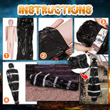 Clown-Themed Halloween Window Curtains – Scary Male & Female Horror Drapes for Haunted House Party Décor