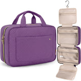 Premium Hanging Toiletry Bag with 360° Hook & Clear Travel Compartments