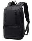 FENREE.GEER Expandable Work Laptop Backpack – 12L–22L Water-Resistant Backpack with USB-C & USB-A Ports for 15.6” Laptops (Black)