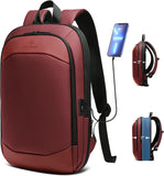 Premium 17-Inch Expandable Business Laptop Backpack for Men | Waterproof Travel Bag with USB Port & Anti-Theft Pocket