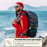 Reusable Travel Utensil Set with Case – Stainless Steel Fork, Spoon, Knife & Chopsticks Portable Cutlery Kit for Work, Camping & Lunch (Black)