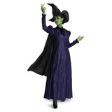 Official Elphaba Costume – Wicked Witch Dress, Cape & Hat for Women 🖤💚