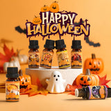 Halloween Fragrance Oil Set – 6 Scents (Pumpkin Pie, Spiced Cider, Caramel Apple, Candy Corn, Snickerdoodle & Spooky Spices) – Essential Oils for Candles, Diffusers & DIY Crafts