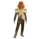 Minecraft Husk Jack O’Lantern Costume – Official Licensed Pixelated Jumpsuit with Hood for Halloween & Cosplay